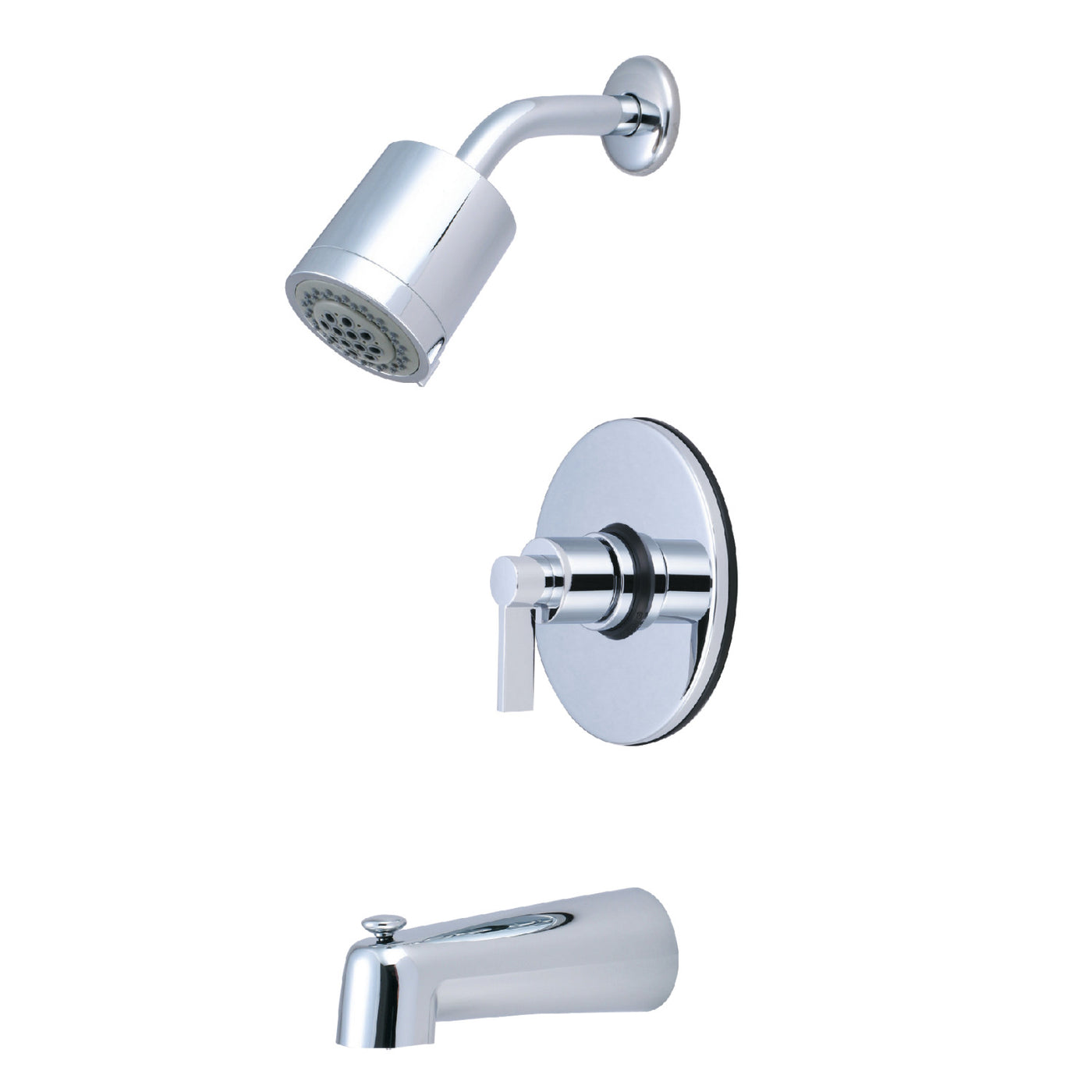 Elements of Design EB6691NDL Tub and Shower Faucet, Polished Chrome