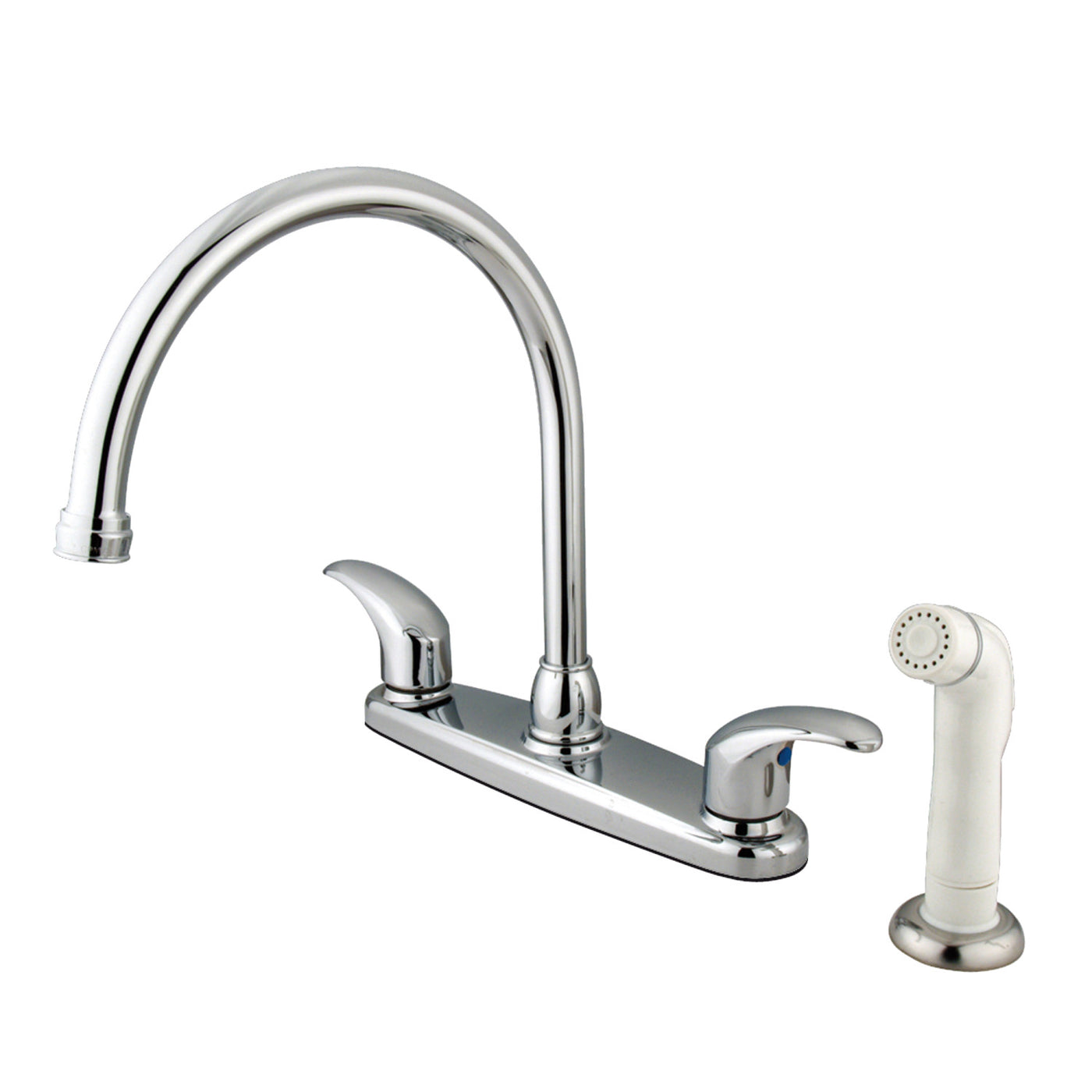 Elements of Design EB6791LL 8-Inch Centerset Kitchen Faucet, Polished Chrome