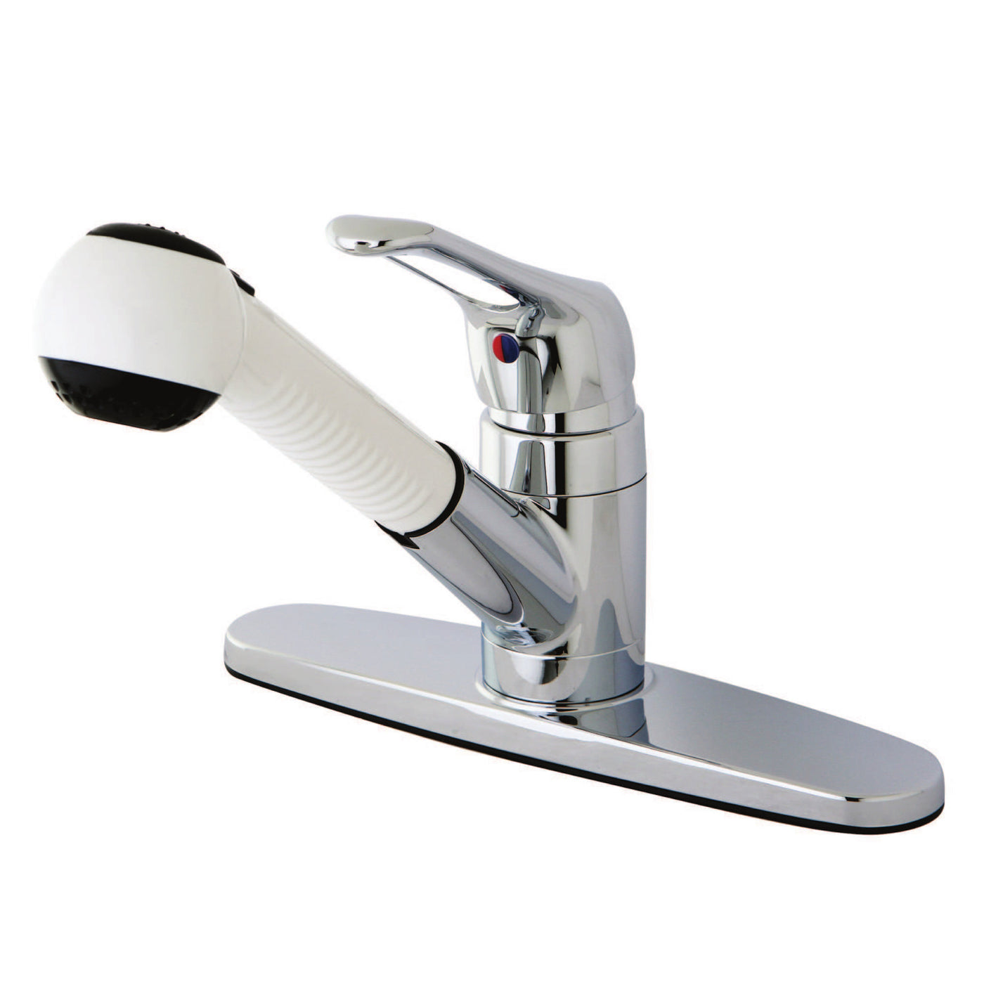 Elements of Design EB701 Single-Handle Pull-Out Kitchen Faucet, Polished Chrome