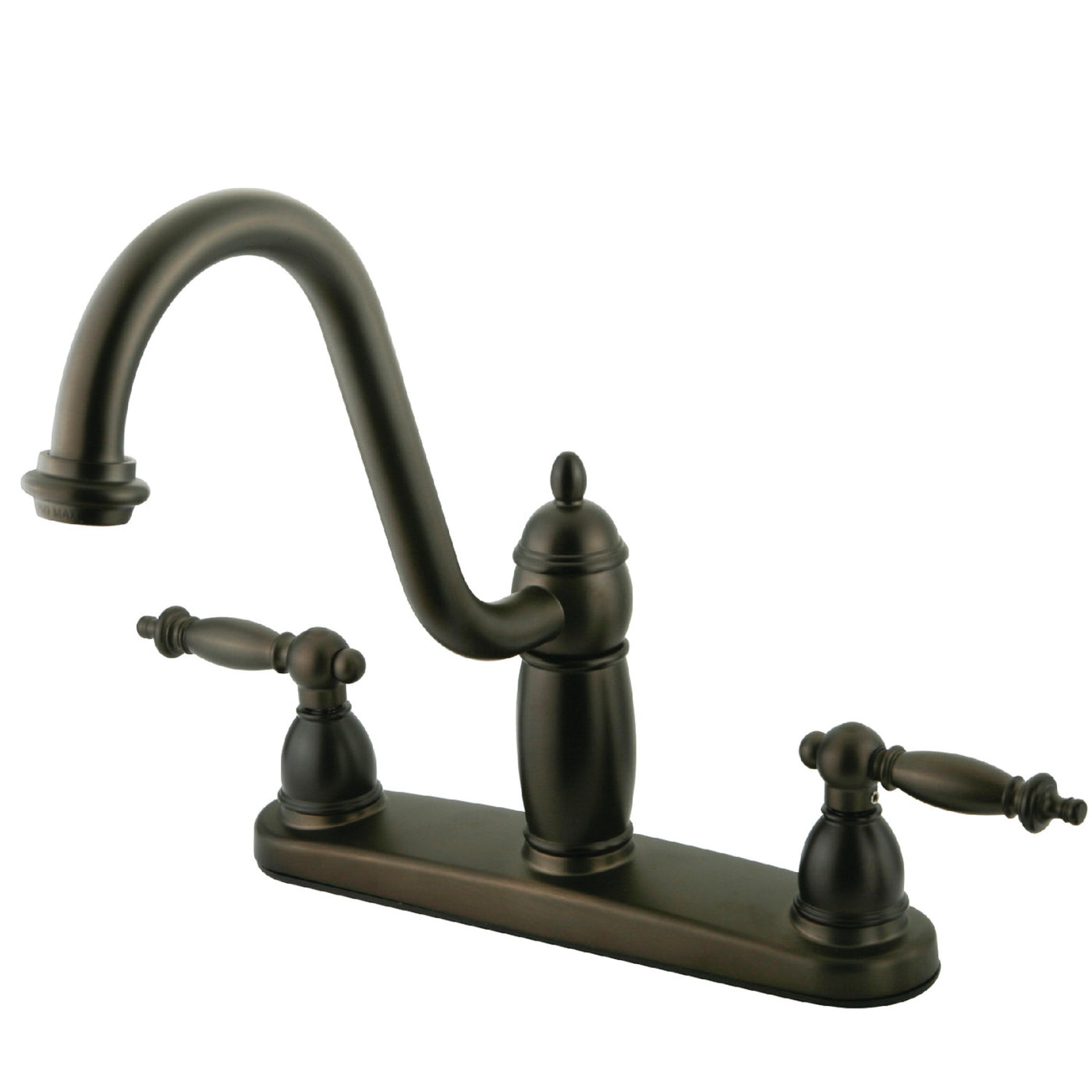 Elements of Design EB7115TLLS Centerset Kitchen Faucet, Oil Rubbed Bronze