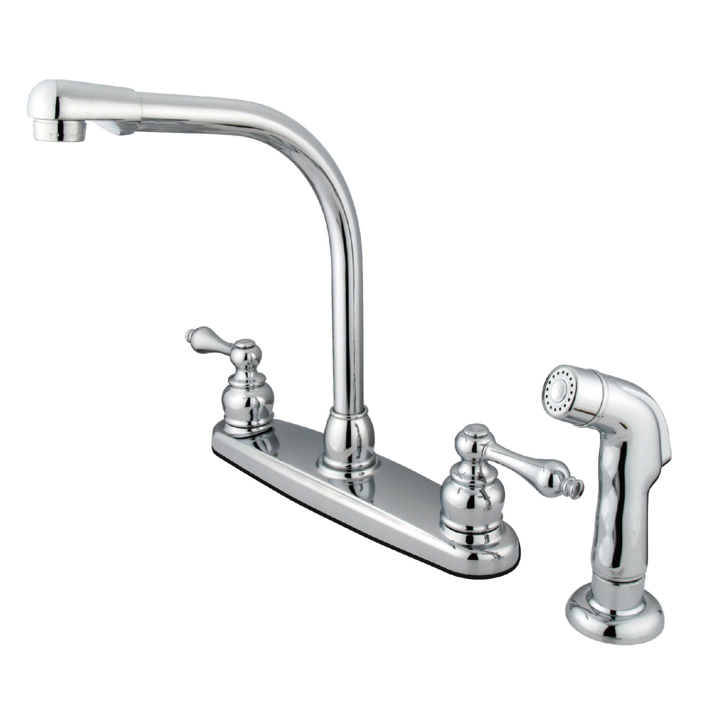 Elements of Design EB711ALSP Centerset Kitchen Faucet, Polished Chrome