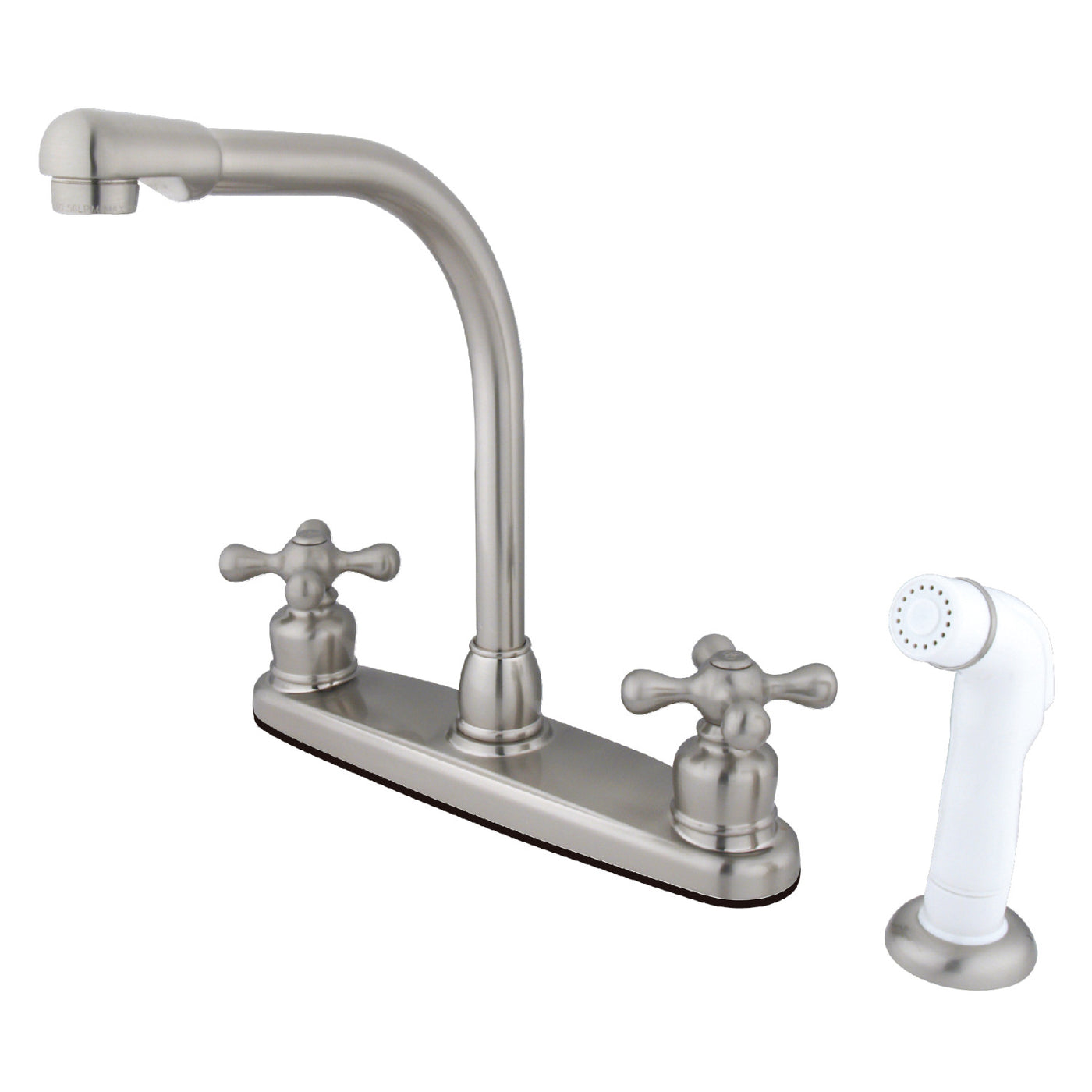 Elements of Design EB718AX Centerset Kitchen Faucet, Brushed Nickel