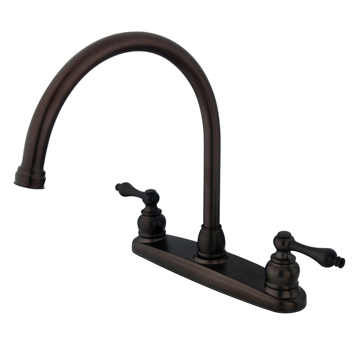 Elements of Design EB725ALLS 8-Inch Centerset Kitchen Faucet, Oil Rubbed Bronze