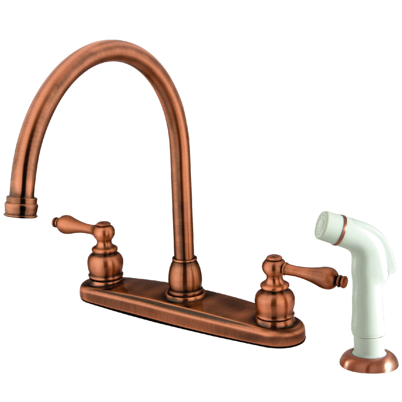 Elements of Design EB726AL Centerset Kitchen Faucet, Antique Copper