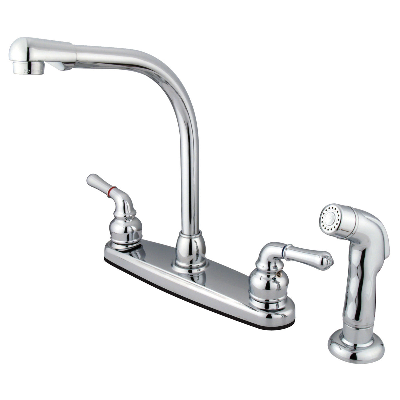 Elements of Design EB751SP Centerset Kitchen Faucet, Polished Chrome