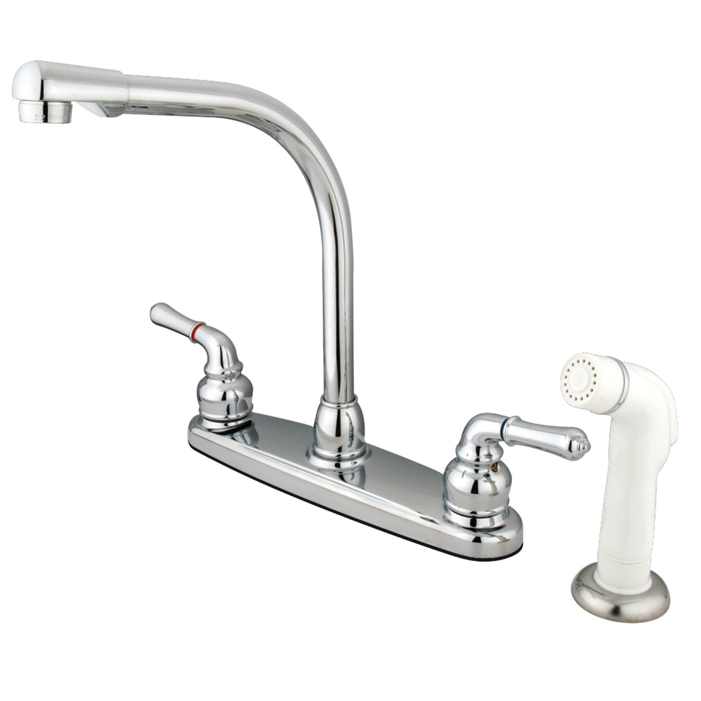 Elements of Design EB751 8-Inch Centerset Kitchen Faucet, Polished Chrome