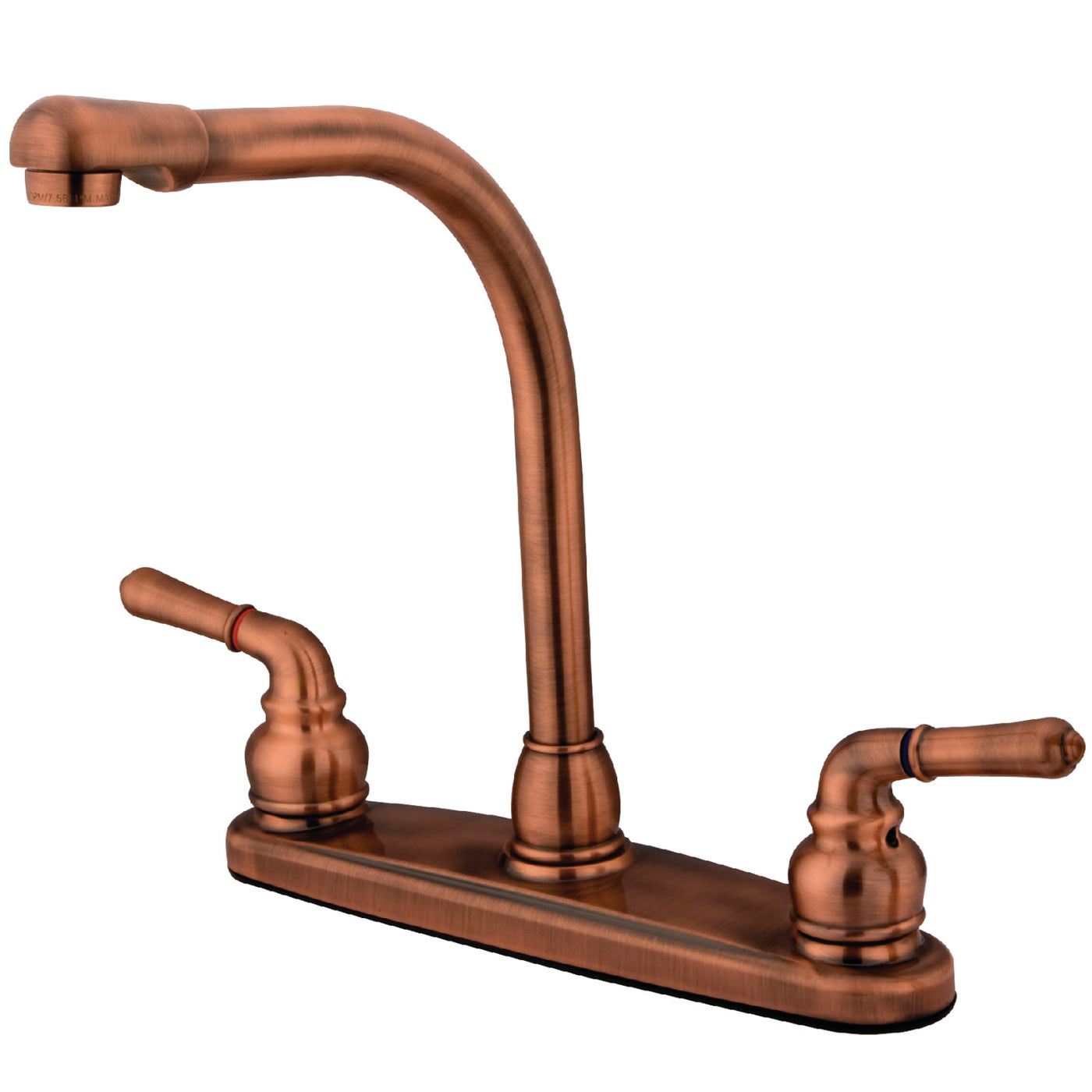 Elements of Design EB756LS Centerset Kitchen Faucet, Antique Copper