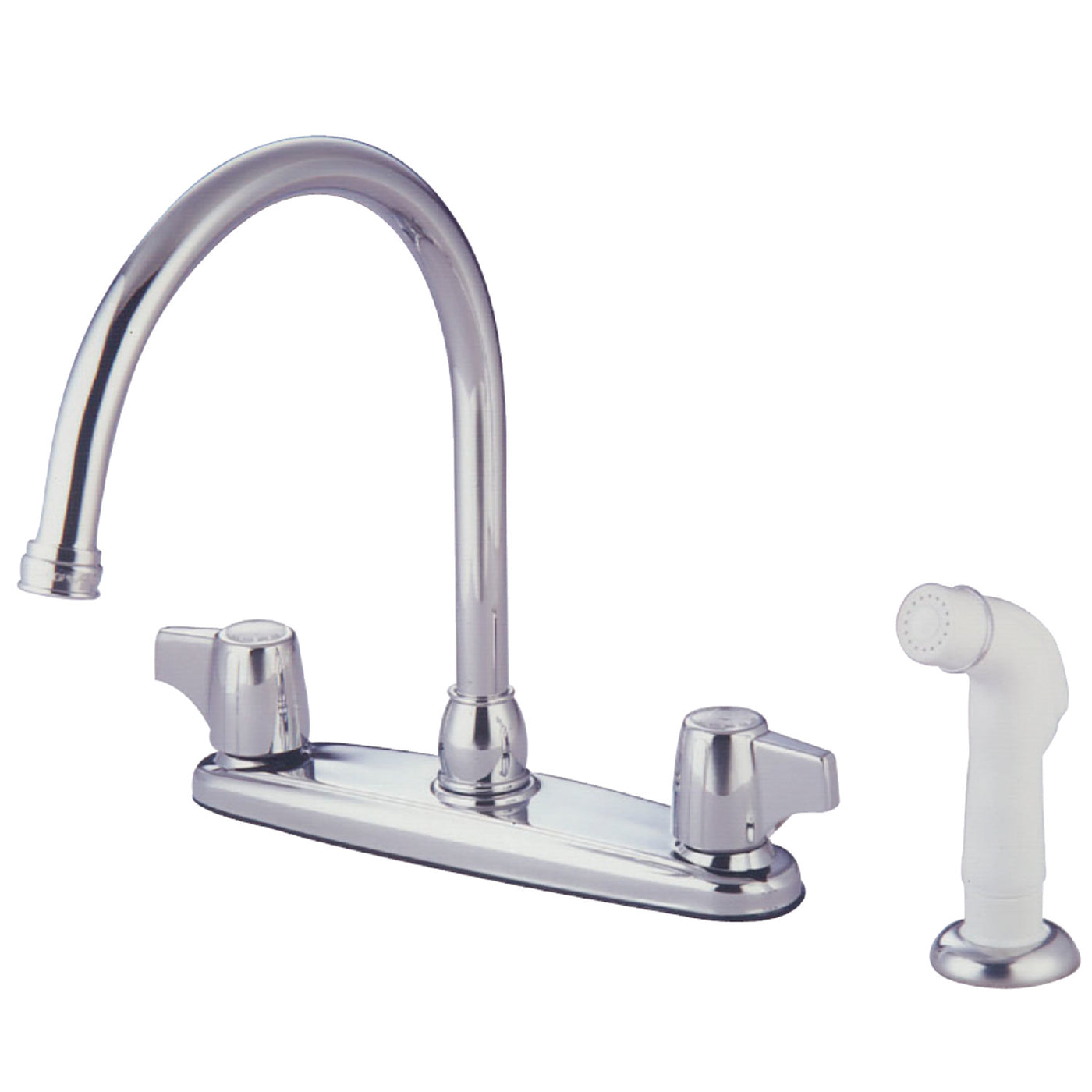 Elements of Design EB772 8-Inch Centerset Kitchen Faucet, Polished Chrome