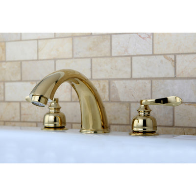 Elements of Design EB8362NFL Roman Tub Faucet, Polished Brass