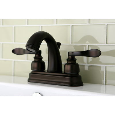 Elements of Design EB8615NFL 4-Inch Centerset Bathroom Faucet with Retail Pop-Up, Oil Rubbed Bronze