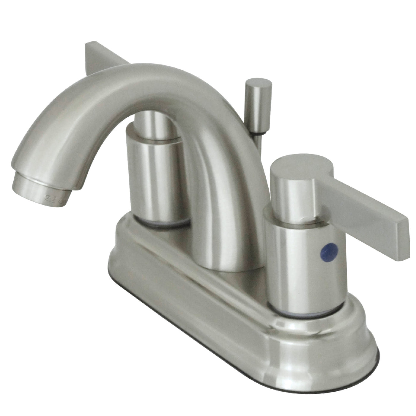 Elements of Design EB8618NDL 4-Inch Centerset Bathroom Faucet with Retail Pop-Up, Brushed Nickel