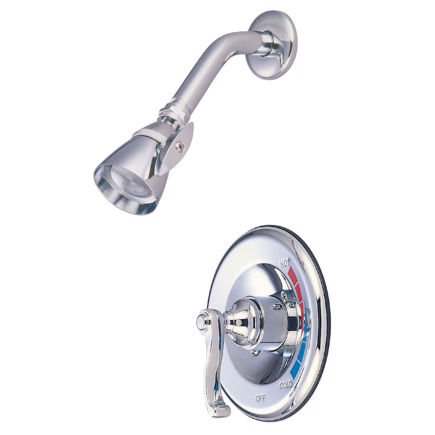 Elements of Design EB8631FLSO Shower Faucet, Polished Chrome