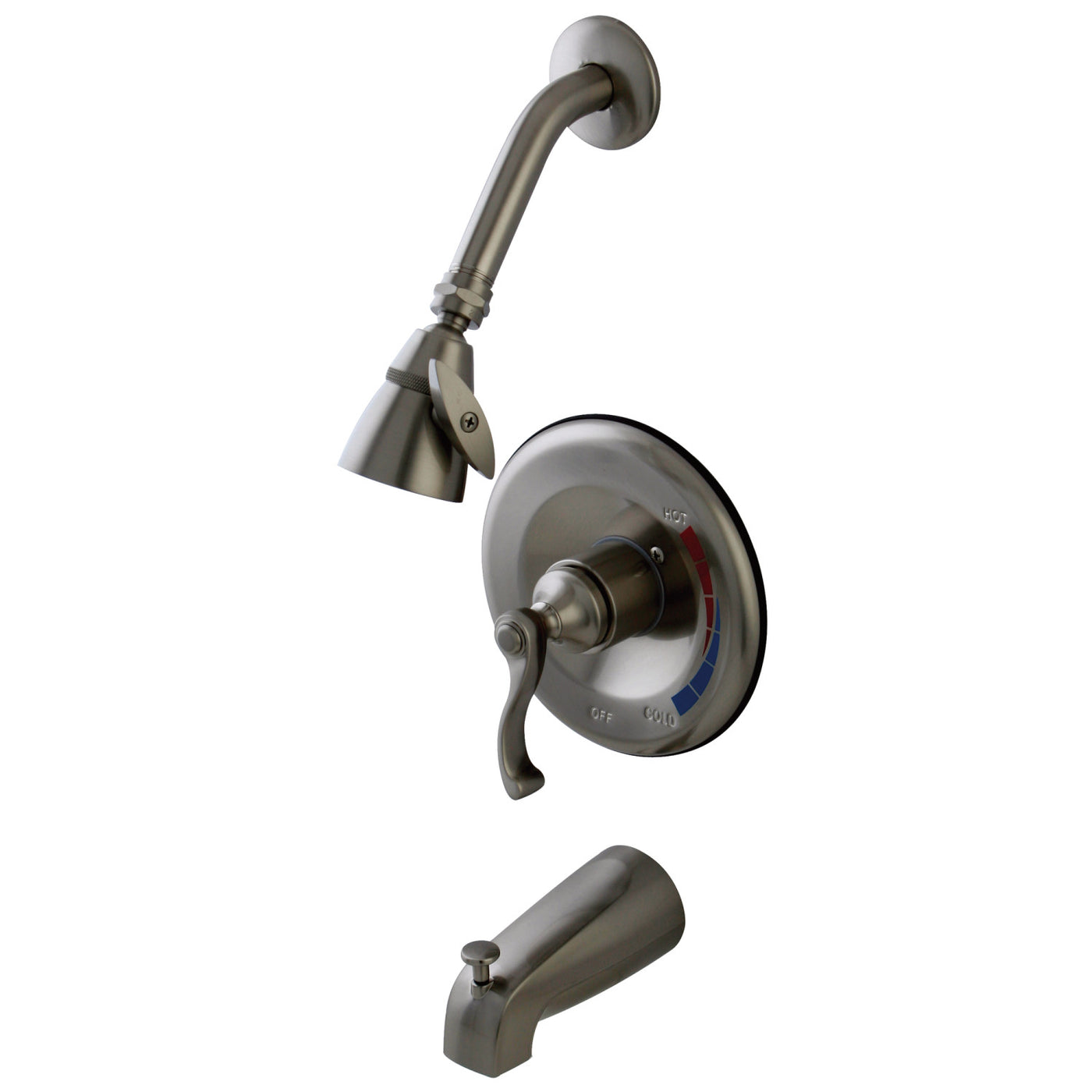 Elements of Design EB8638FLT Tub and Shower Faucet Trim Only, Brushed Nickel