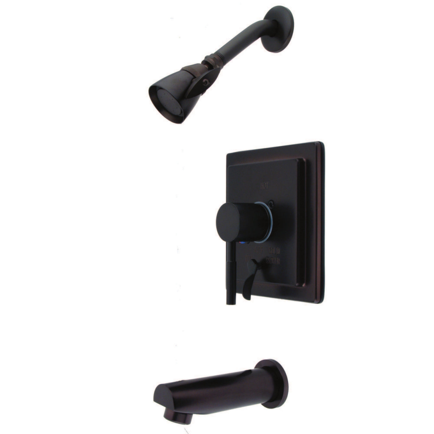 Elements of Design EB86550DL Single-Handle Tub and Shower Faucet, Oil Rubbed Bronze