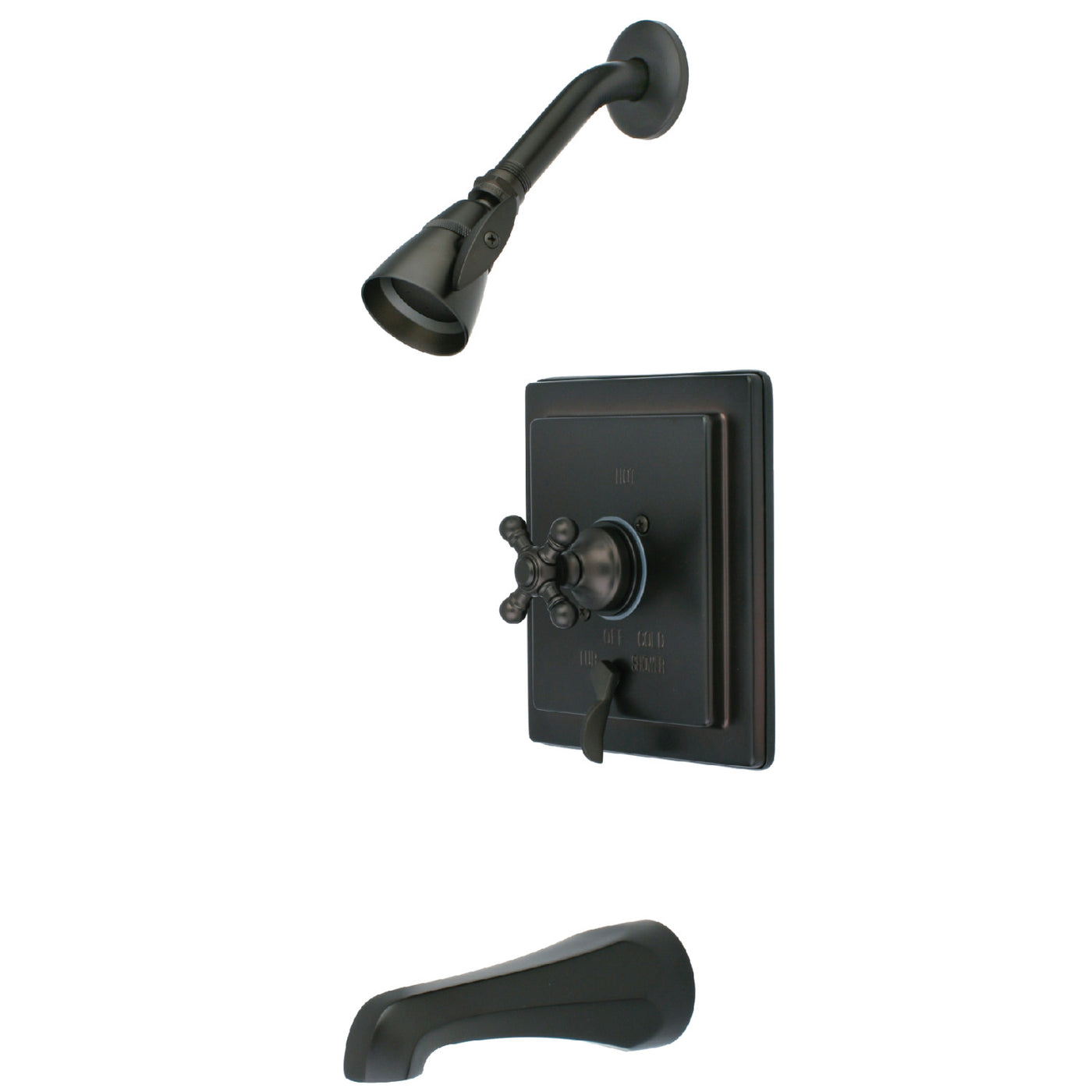 Elements of Design EB86554BX Tub and Shower Faucet with Diverter, Oil Rubbed Bronze