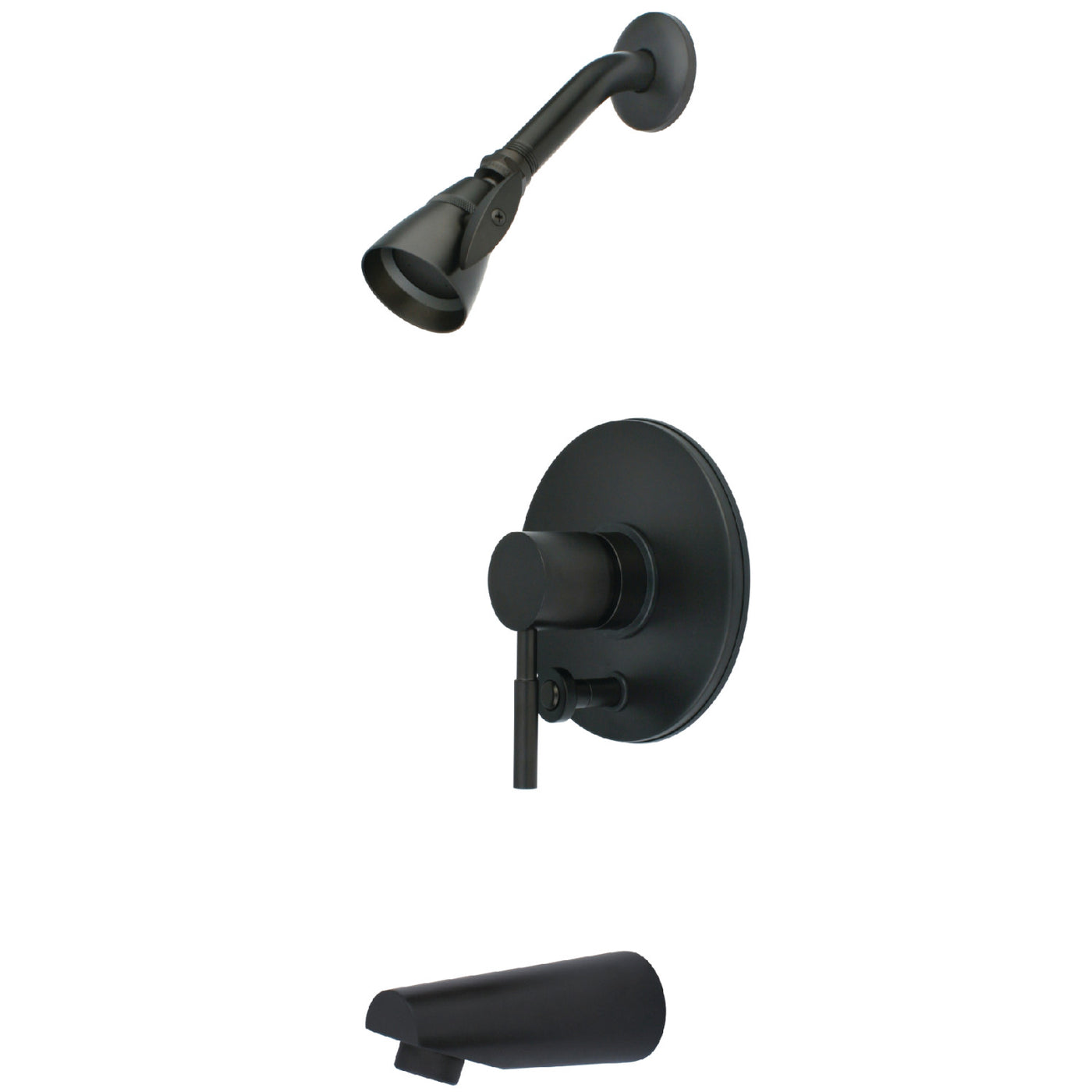 Elements of Design EB86950DL Tub and Shower Faucet with Diverter, Oil Rubbed Bronze