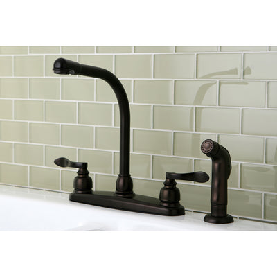 Elements of Design EB8755NFLSP Centerset Kitchen Faucet, Oil Rubbed Bronze