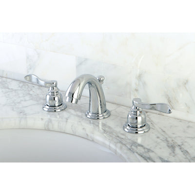 Elements of Design EB8911NFL Widespread Bathroom Faucet with Retail Pop-Up, Polished Chrome