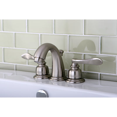 Elements of Design EB8918NFL Widespread Bathroom Faucet with Retail Pop-Up, Brushed Nickel