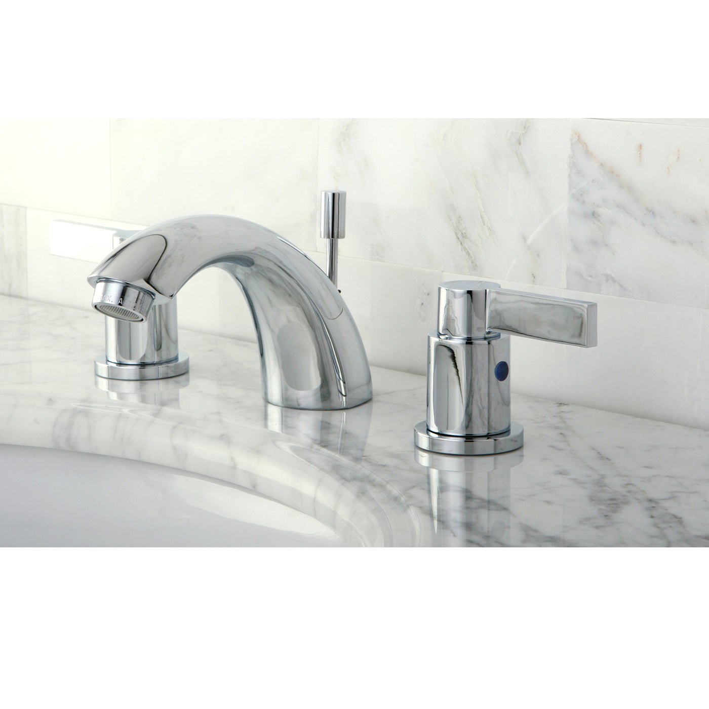 Elements of Design EB8951NDL Mini-Widespread Bathroom Faucet, Polished Chrome