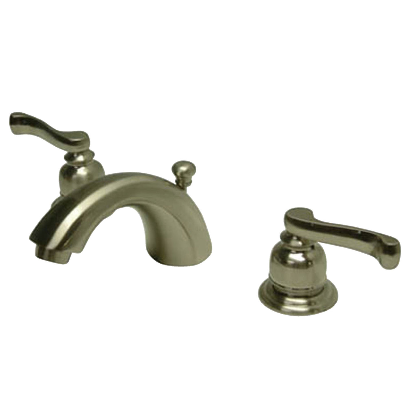 Elements of Design EB8958FL Mini-Widespread Bathroom Faucet, Brushed Nickel