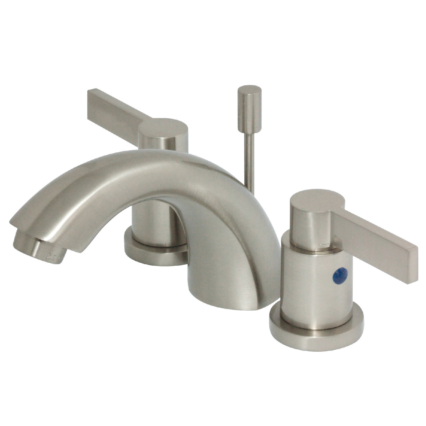 Elements of Design EB8958NDL Mini-Widespread Bathroom Faucet, Brushed Nickel