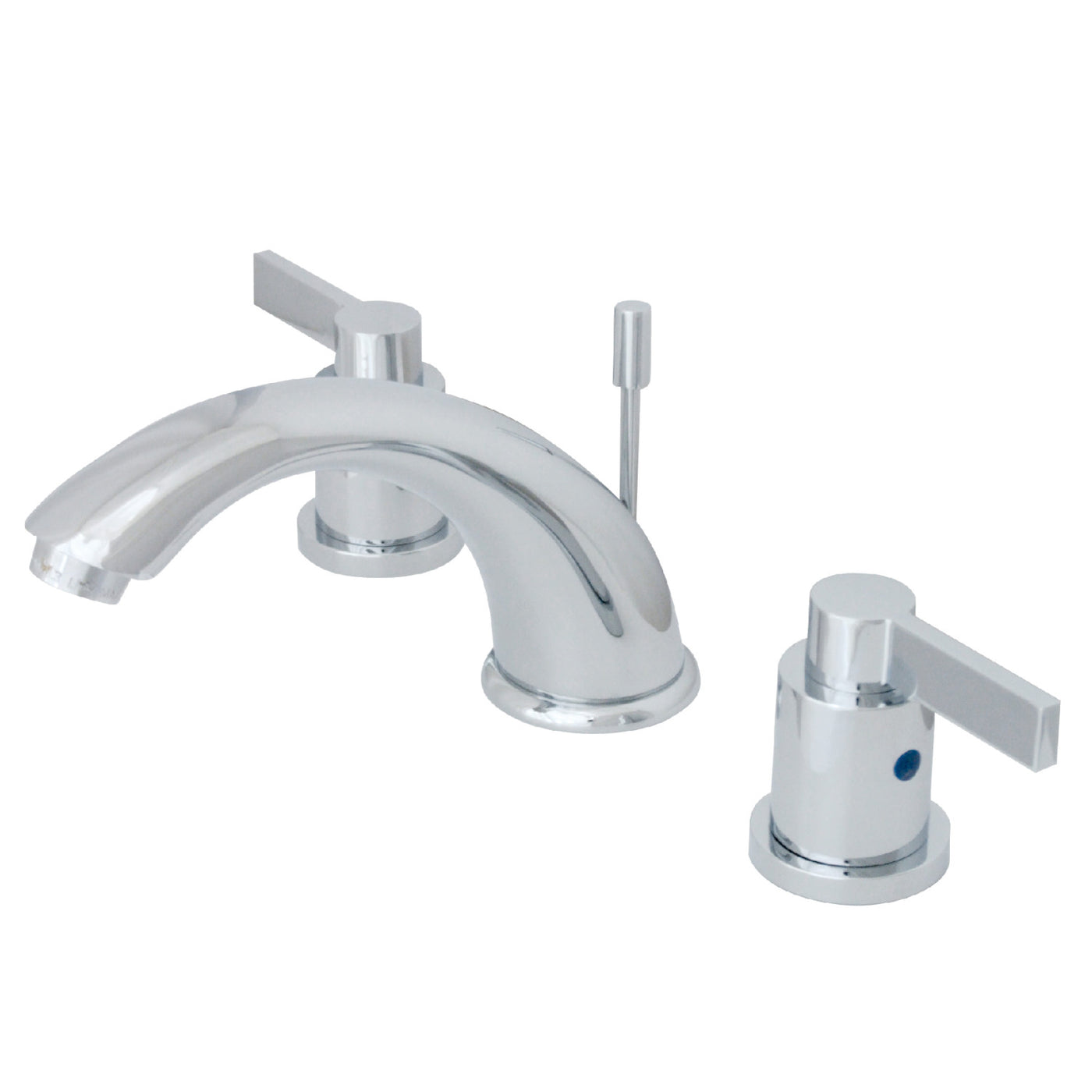 Elements of Design EB8961NDL Widespread Bathroom Faucet with Retail Pop-Up, Polished Chrome
