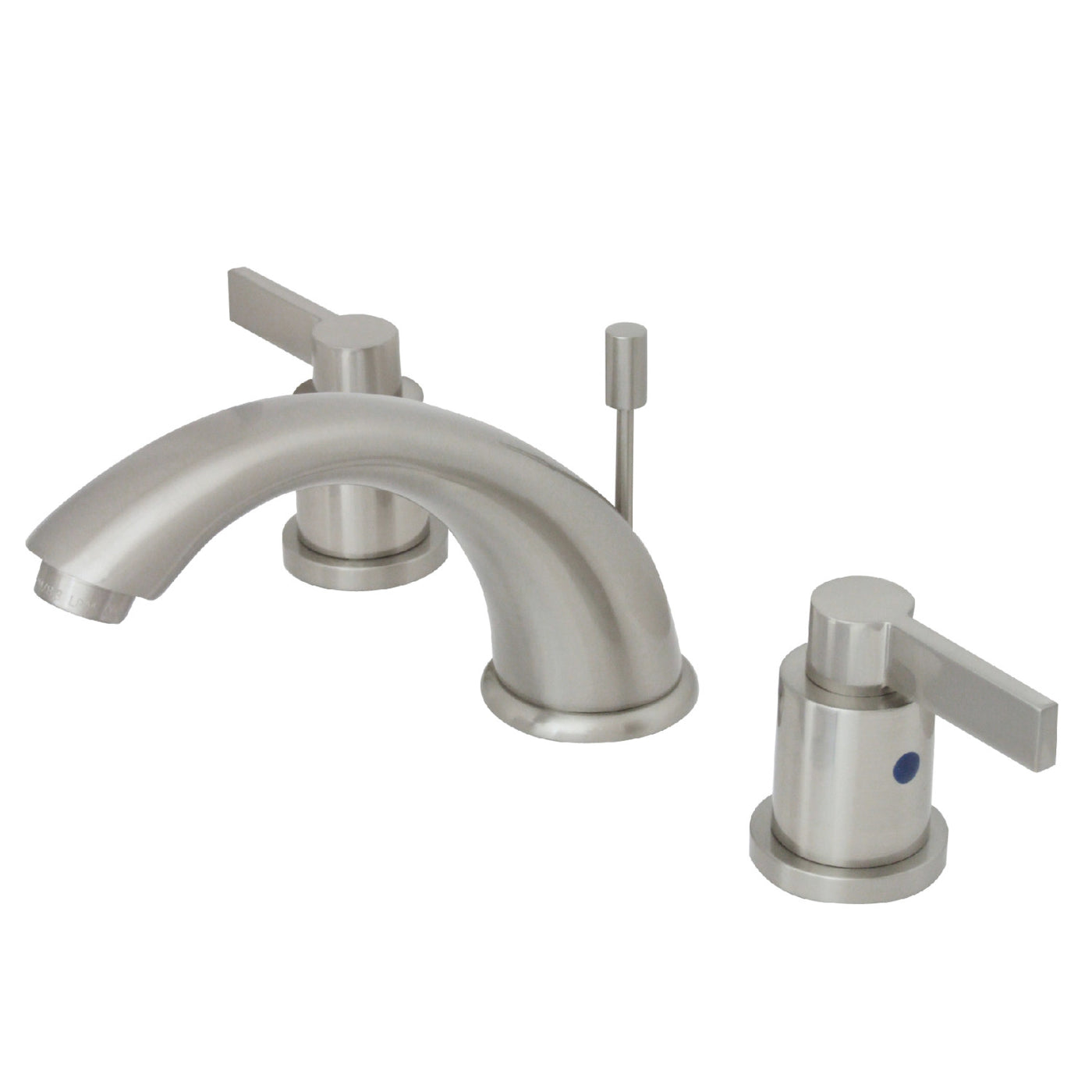 Elements of Design EB8968NDL Widespread Bathroom Faucet with Retail Pop-Up, Brushed Nickel