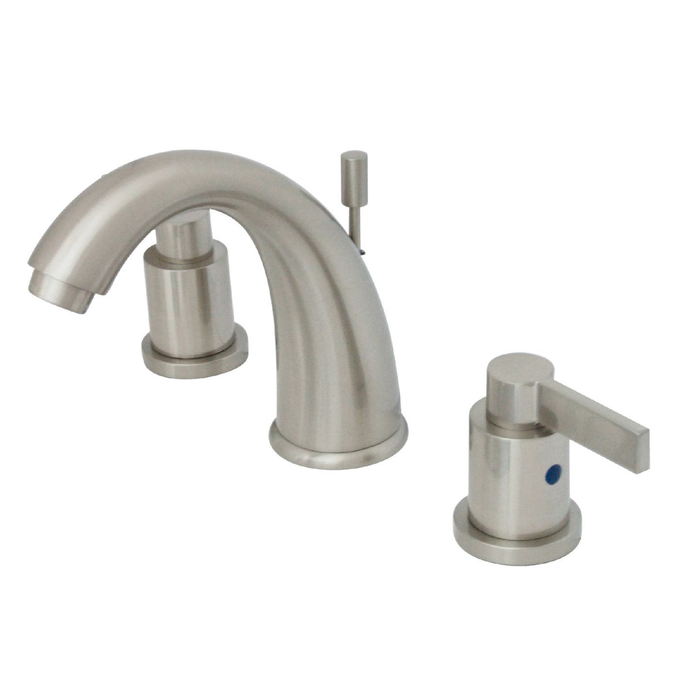 Elements of Design EB8988NDL Widespread Bathroom Faucet with Retail Pop-Up, Brushed Nickel