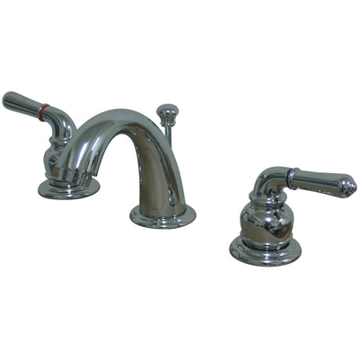 Elements of Design EB911 Widespread Bathroom Faucet with Retail Pop-Up, Polished Chrome