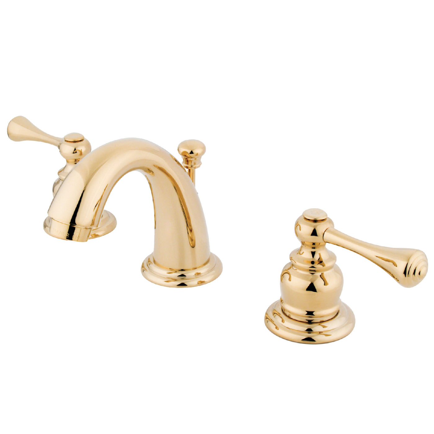 Elements of Design EB912BL Widespread Bathroom Faucet, Polished Brass
