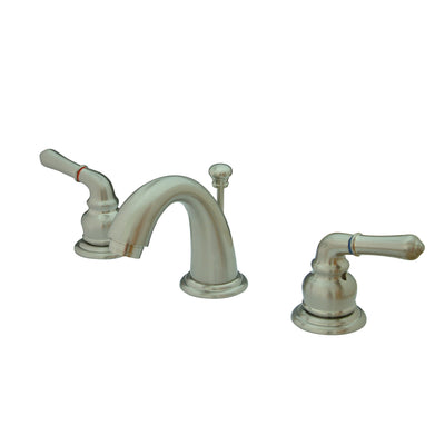 Elements of Design EB918 Widespread Bathroom Faucet with Retail Pop-Up, Brushed Nickel