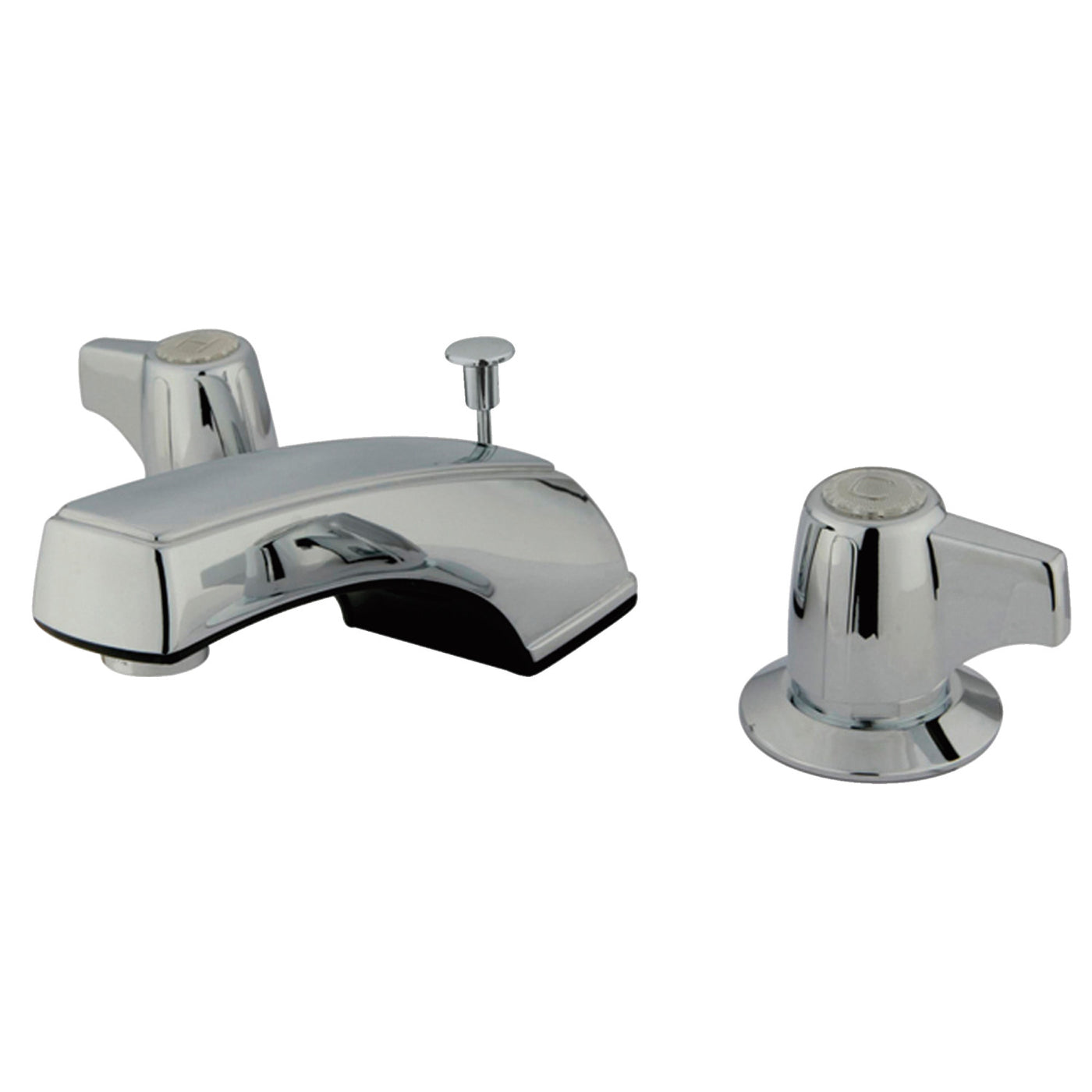 Elements of Design EB920B Widespread Bathroom Faucet with Retail Pop-Up, Polished Chrome