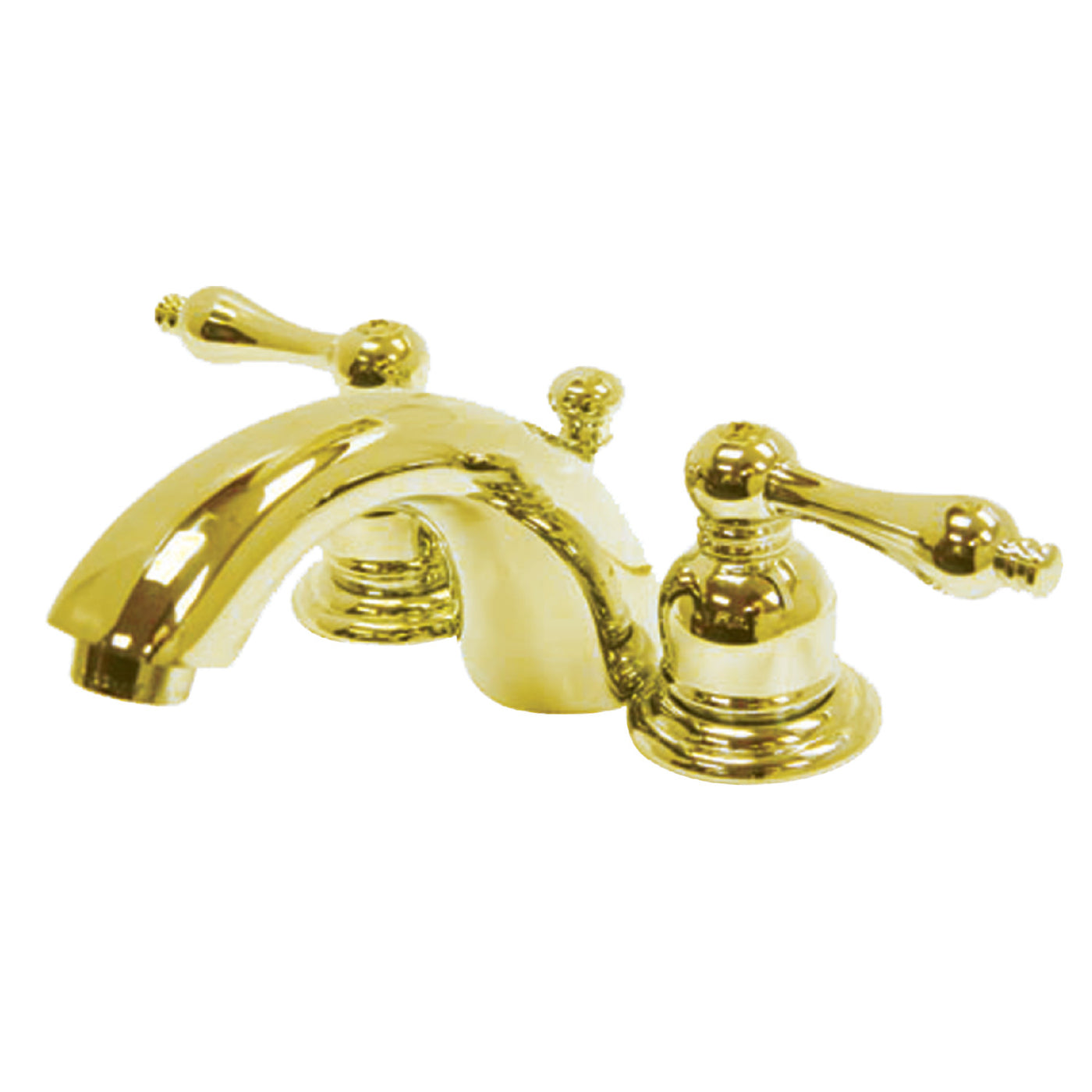 Elements of Design EB942AL Mini-Widespread Bathroom Faucet, Polished Brass