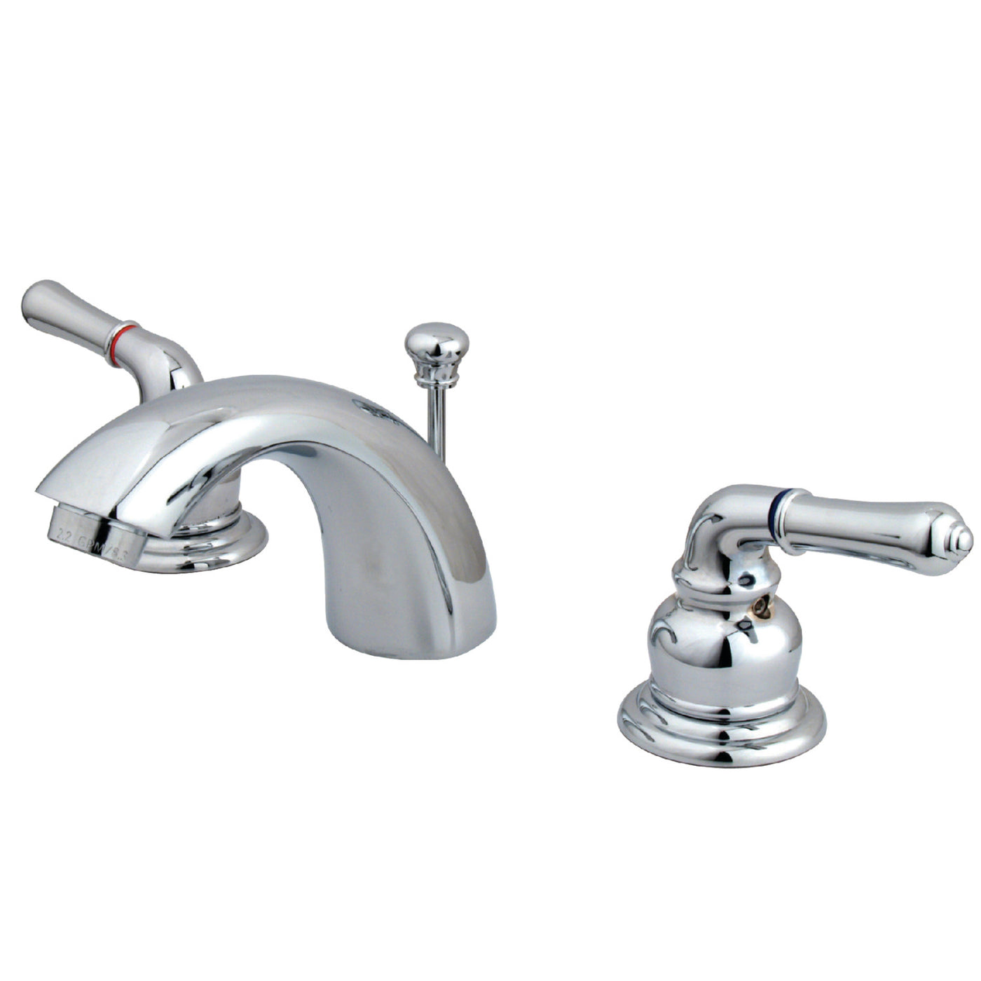 Elements of Design EB951 Mini-Widespread Bathroom Faucet, Polished Chrome