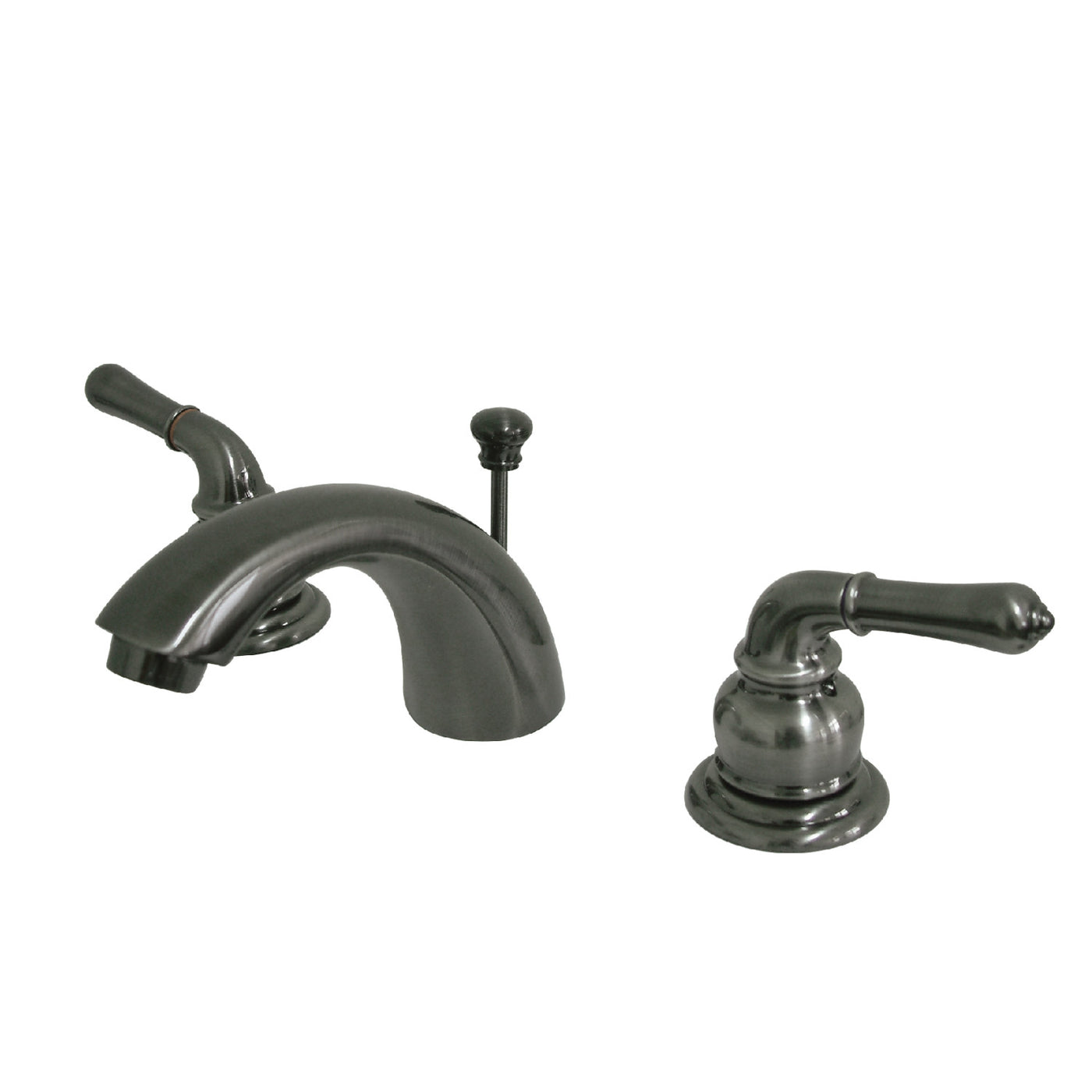 Elements of Design EB953 Mini-Widespread Bathroom Faucet, Black Stainless