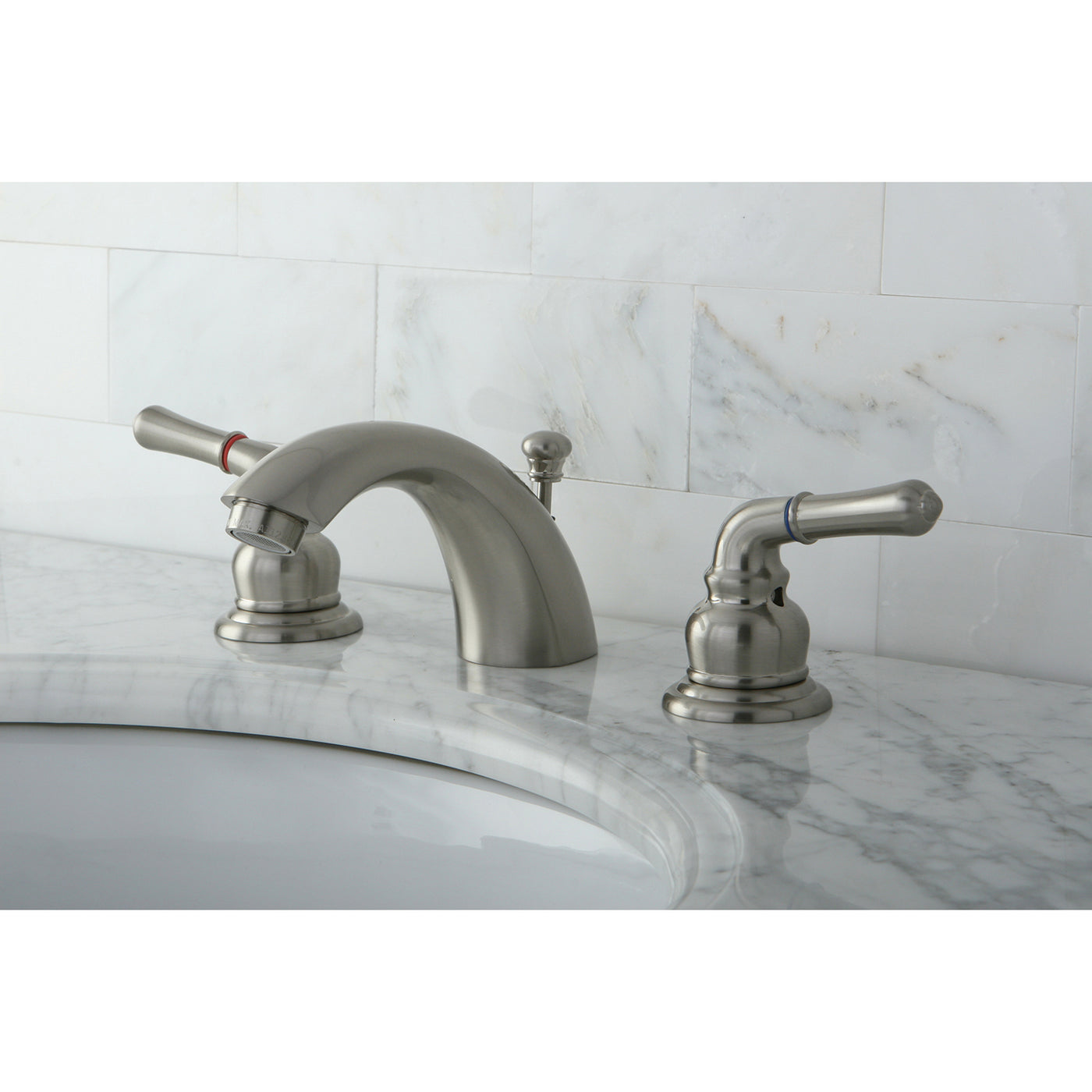 Elements of Design EB958 Mini-Widespread Bathroom Faucet, Brushed Nickel