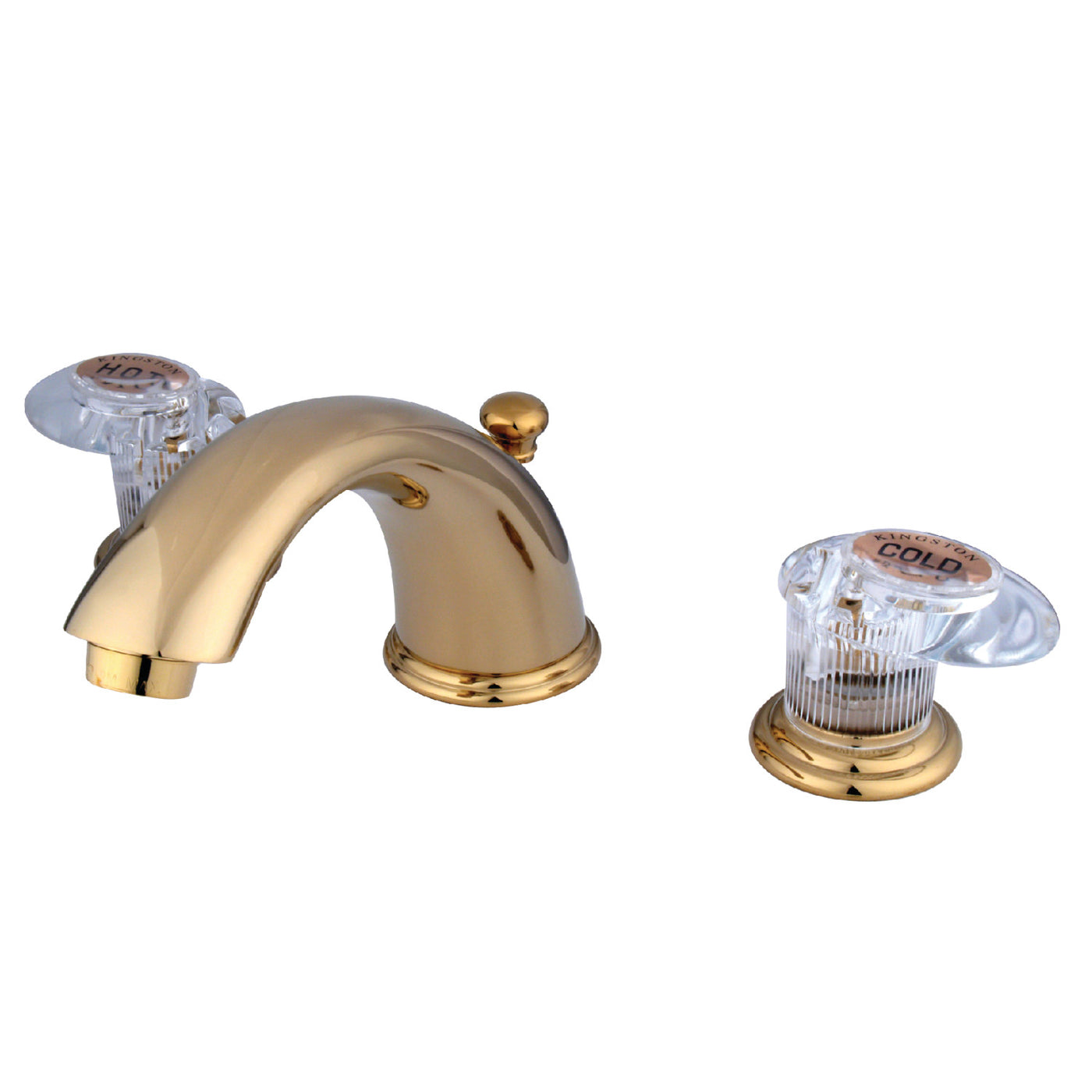 Elements of Design EB962ALL Widespread Bathroom Faucet with Retail Pop-Up, Polished Brass