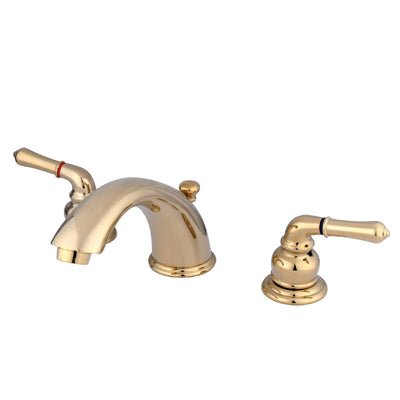 Elements of Design EB962 Widespread Bathroom Faucet with Retail Pop-Up, Polished Brass