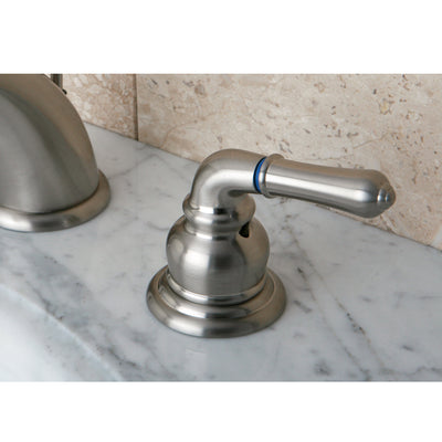 Elements of Design EB968 Widespread Bathroom Faucet with Retail Pop-Up, Brushed Nickel
