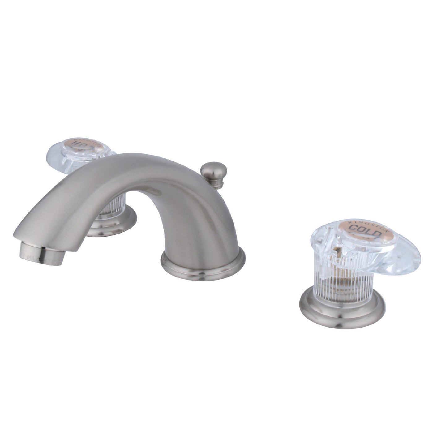 Elements of Design EB968ALL Widespread Bathroom Faucet with Retail Pop-Up, Brushed Nickel