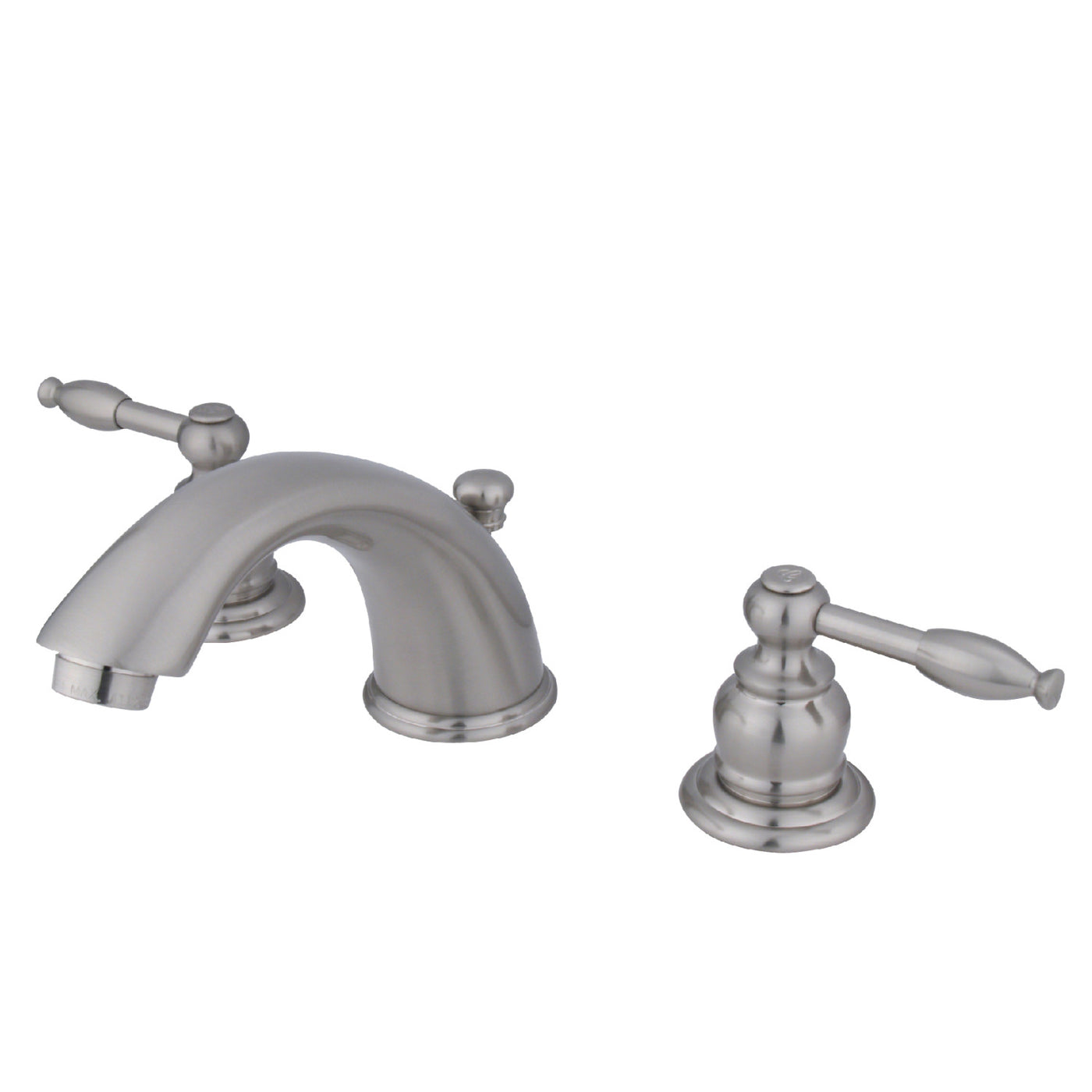 Elements of Design EB968KL Widespread Bathroom Faucet with Retail Pop-Up, Brushed Nickel
