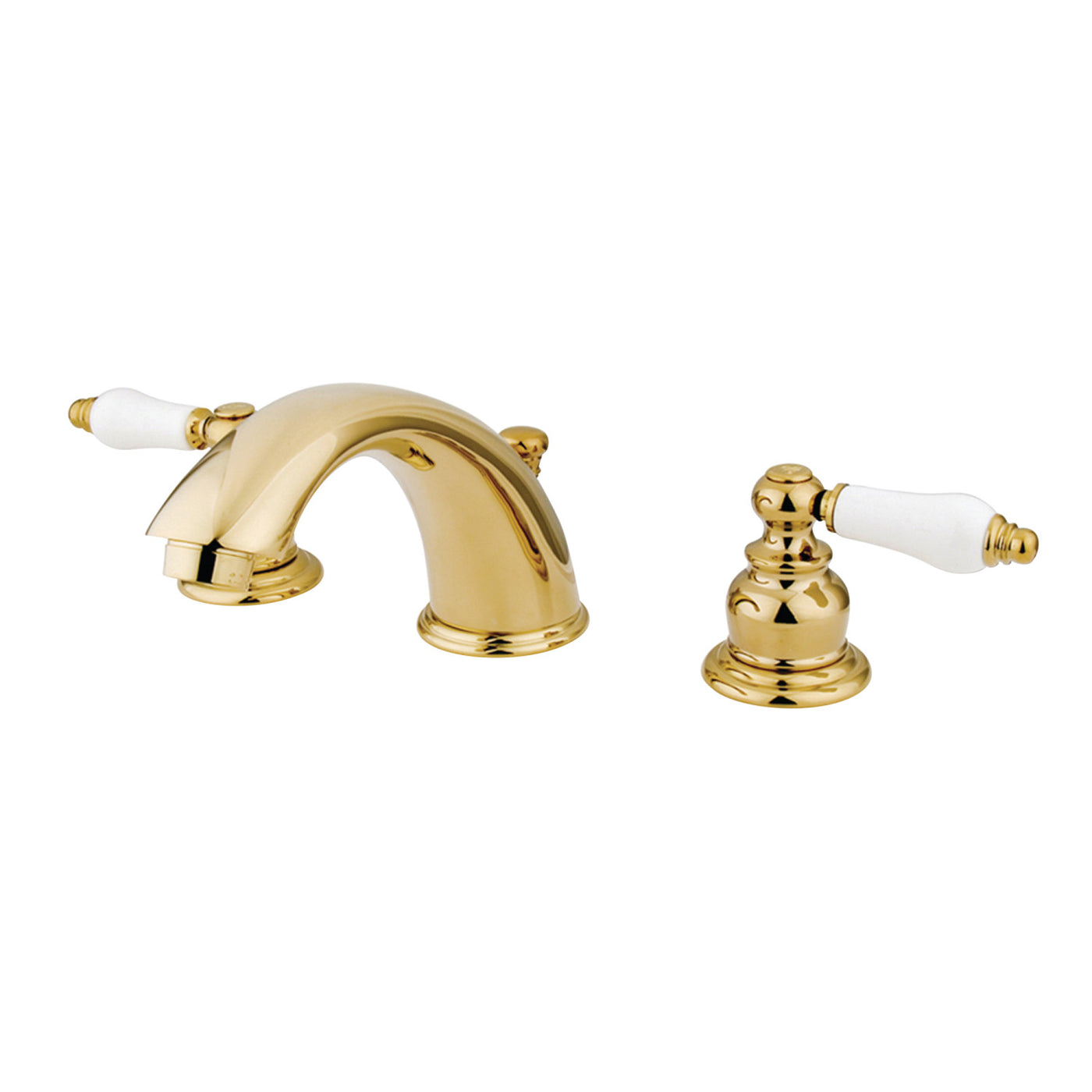 Elements of Design EB972B Widespread Bathroom Faucet with Retail Pop-Up, Polished Brass