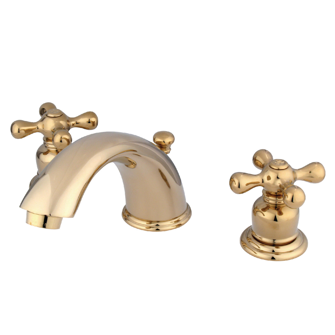 Elements of Design EB972X Widespread Bathroom Faucet with Retail Pop-Up, Polished Brass