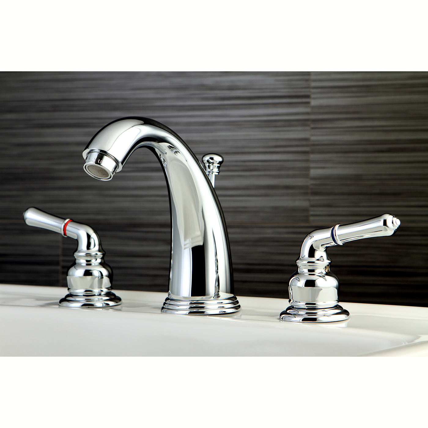 Elements of Design EB981 Widespread Bathroom Faucet with Retail Pop-Up, Polished Chrome