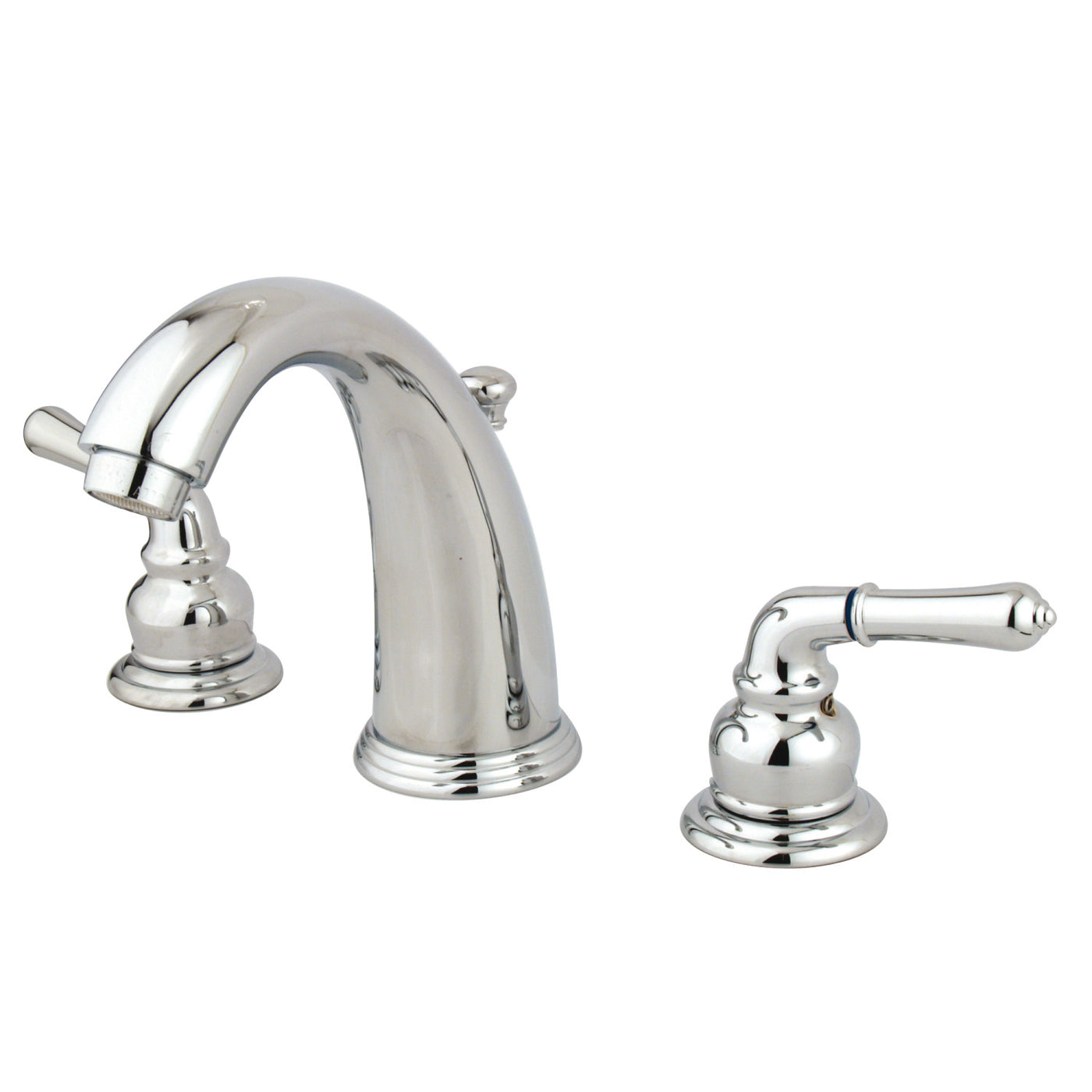 Elements of Design EB981 Widespread Bathroom Faucet with Retail Pop-Up, Polished Chrome