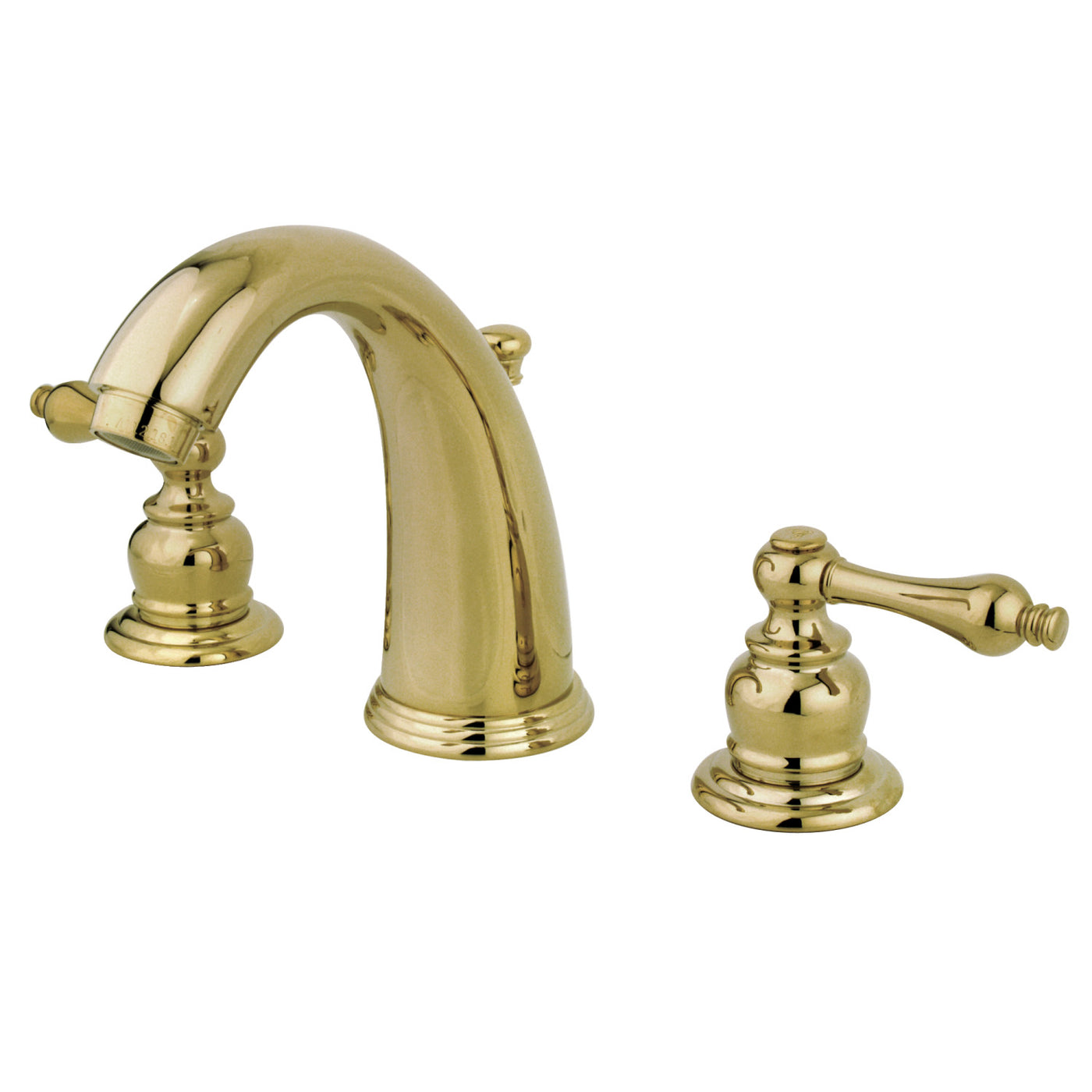 Elements of Design EB982AL Widespread Bathroom Faucet with Retail Pop-Up, Polished Brass