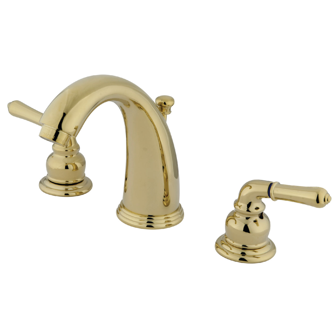 Elements of Design EB982 Widespread Bathroom Faucet with Retail Pop-Up, Polished Brass