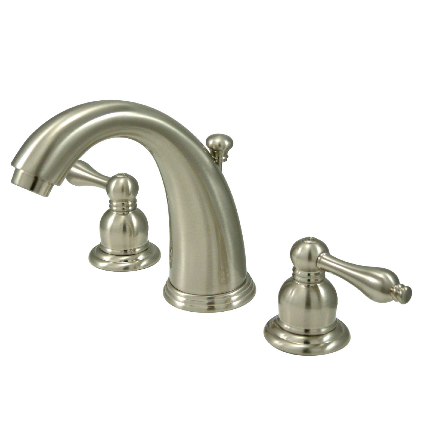 Elements of Design EB988AL Widespread Bathroom Faucet with Retail Pop-Up, Brushed Nickel