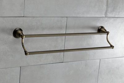 Elements of Design EBA1753AB 24-Inch Dual Towel Bar, Antique Brass